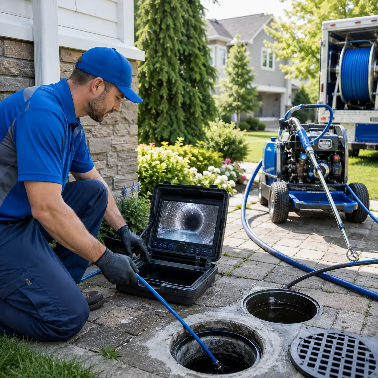Outdoor drain cleaning professionals serving West Chester, OH